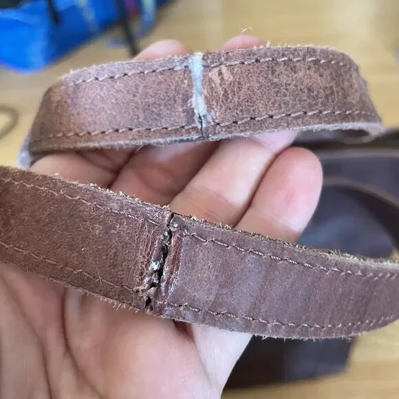 Unbranded Brown Leather Zip Laptop Oversized bag Brown - Picture 10 of 13